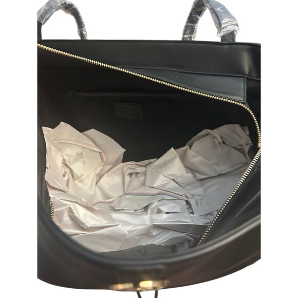 Cavalli Class Sandra Shopper Tote Bag Black Onyx Satchel Handbag NWT $118 MSRP - Picture 5 of 7